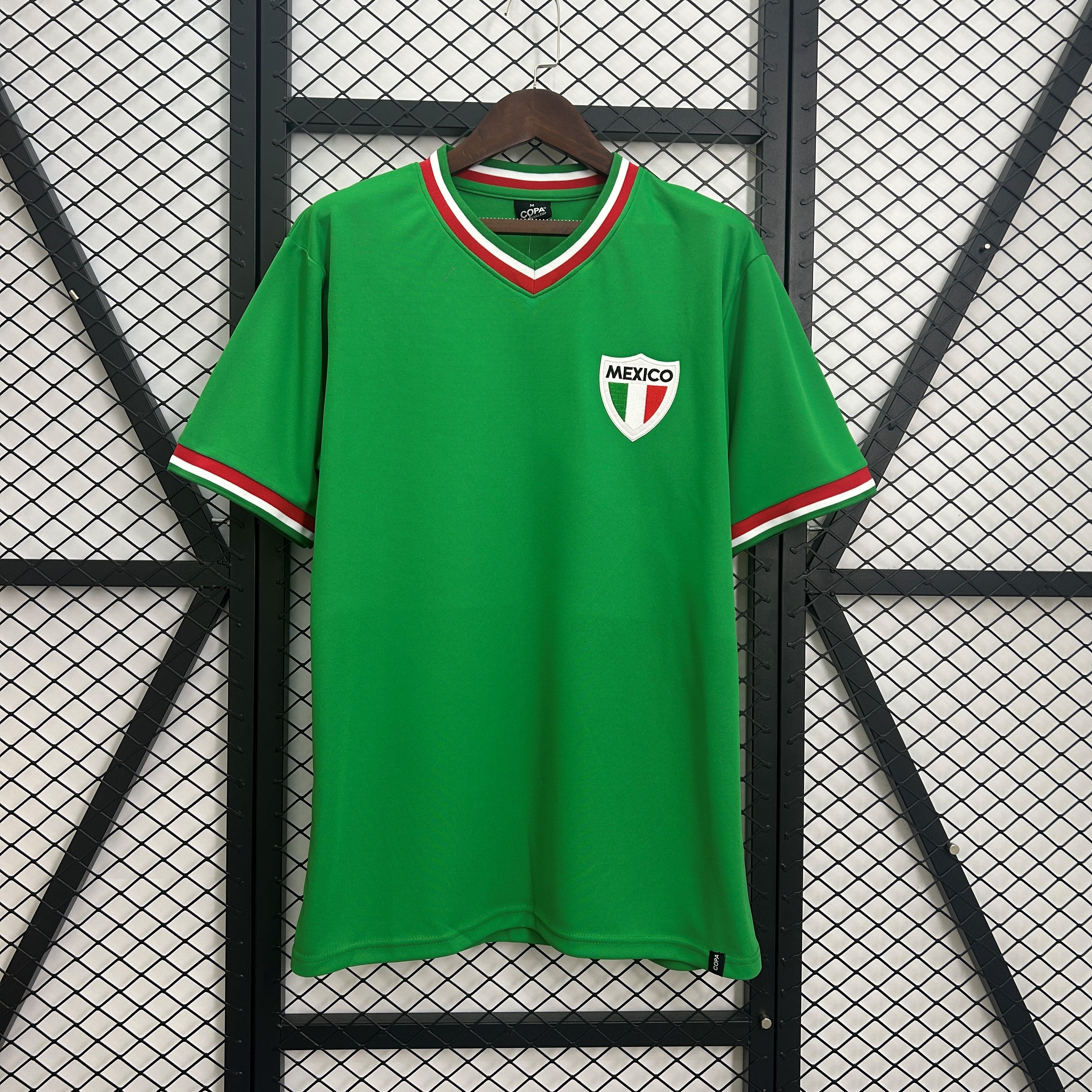 Camiseta Mexico Replica Primera Ropa Retro 1970